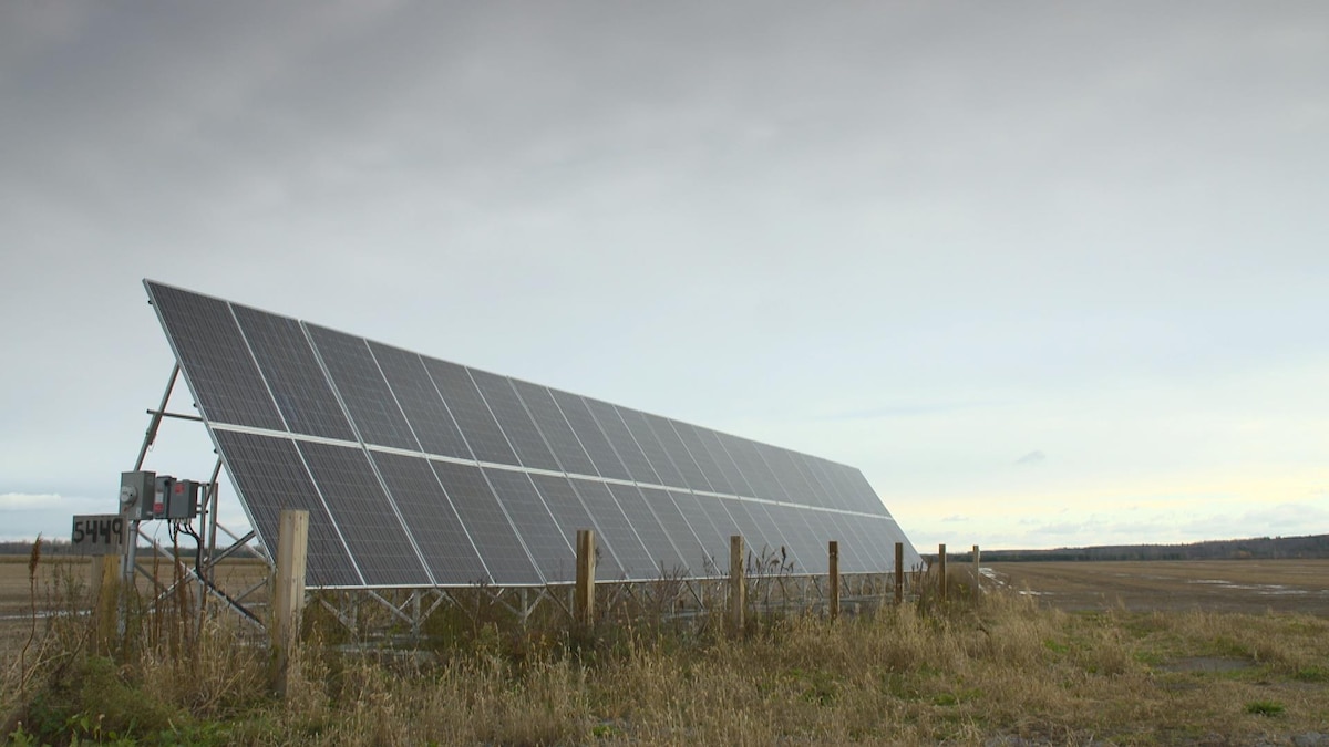 Panneaux solaires. En plus de l'éolien, Nergica travaille avec le solaire.