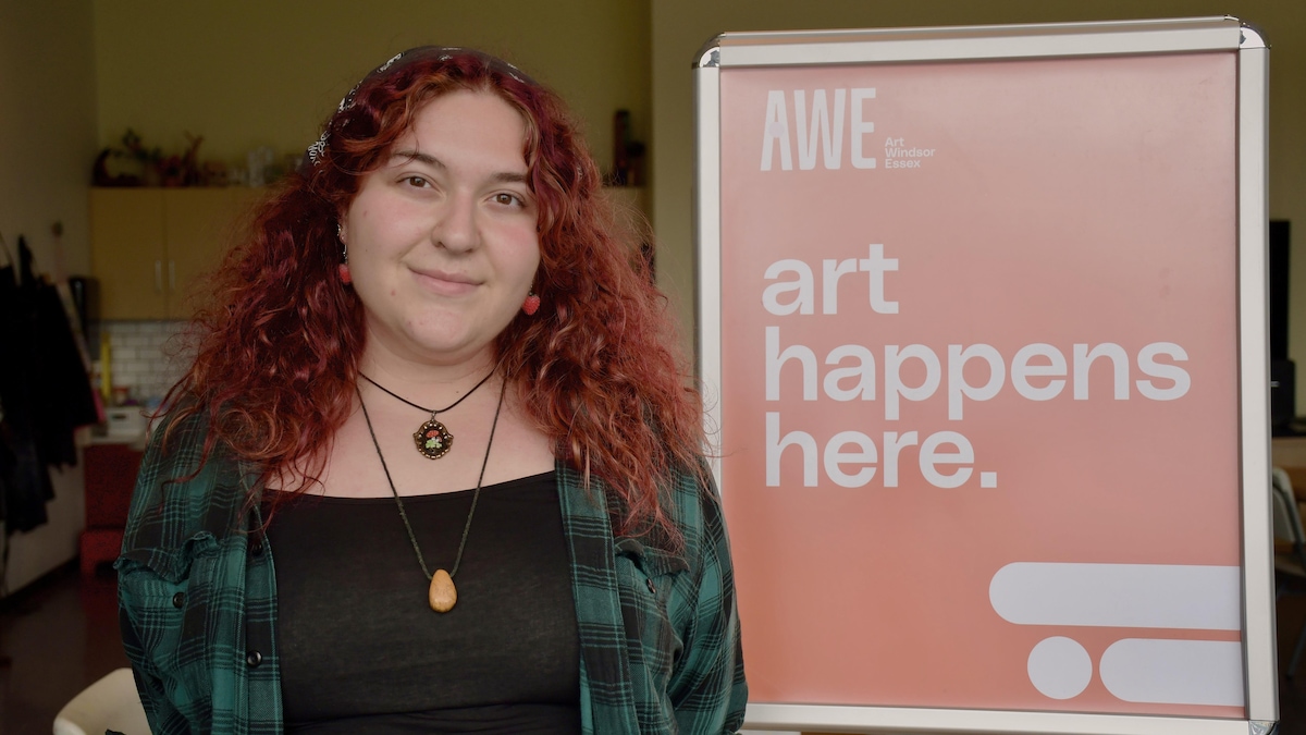 Une stagiaire francophone à la galerie d’art de Windsor-Essex