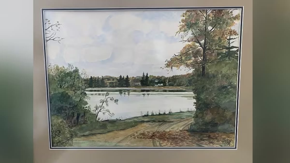 La peinture de Crystal Lake.