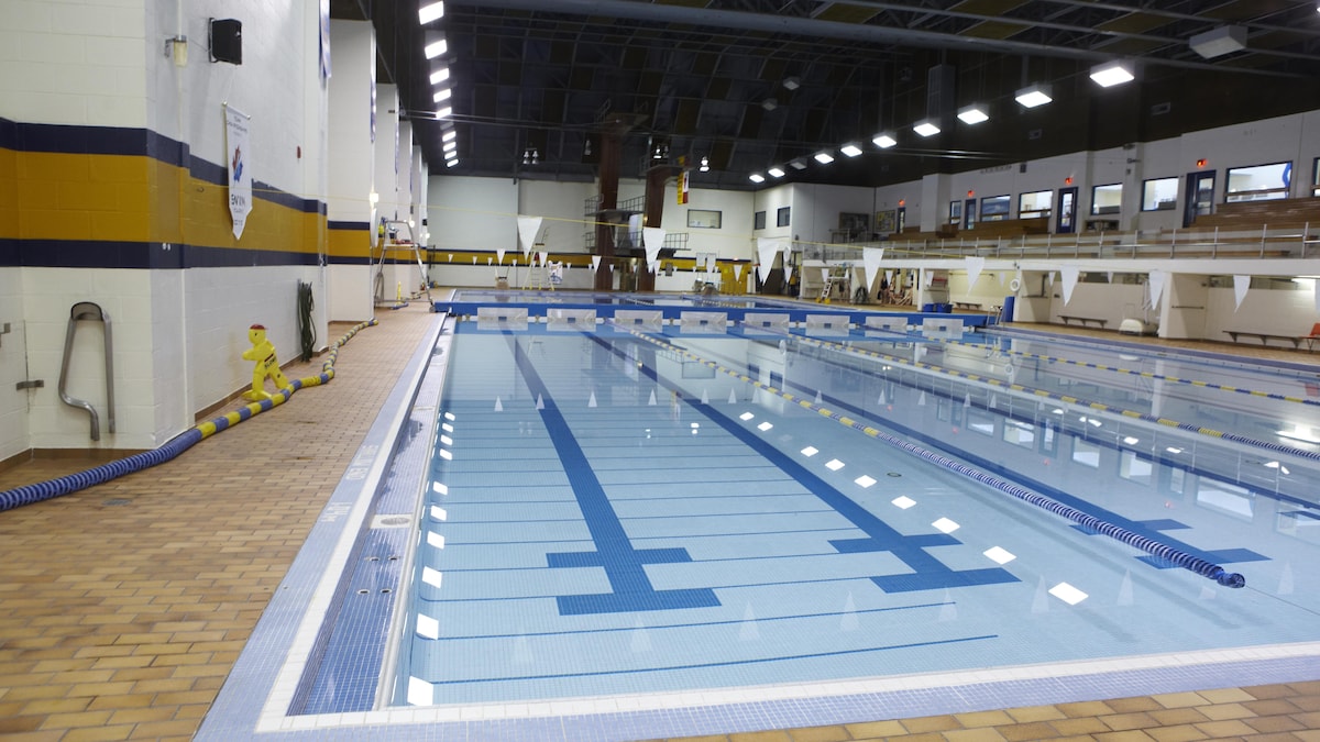La piscine olympique de l'Université Laurentienne.