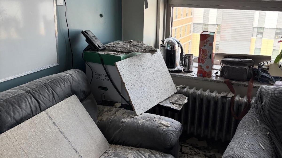 Un plafond s’effondre aux soins intensifs de l’hôpital de Rimouski