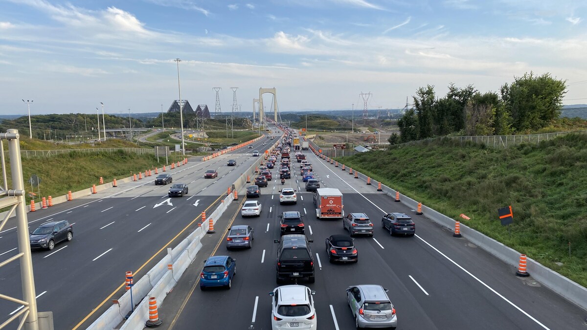 Ralentissements majeurs sur le pont Pierre-Laporte | Le téléjournal Québec