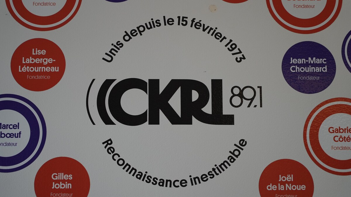 Un mur de la reconnaissance avec 64 noms d'artisans de CKRL. 