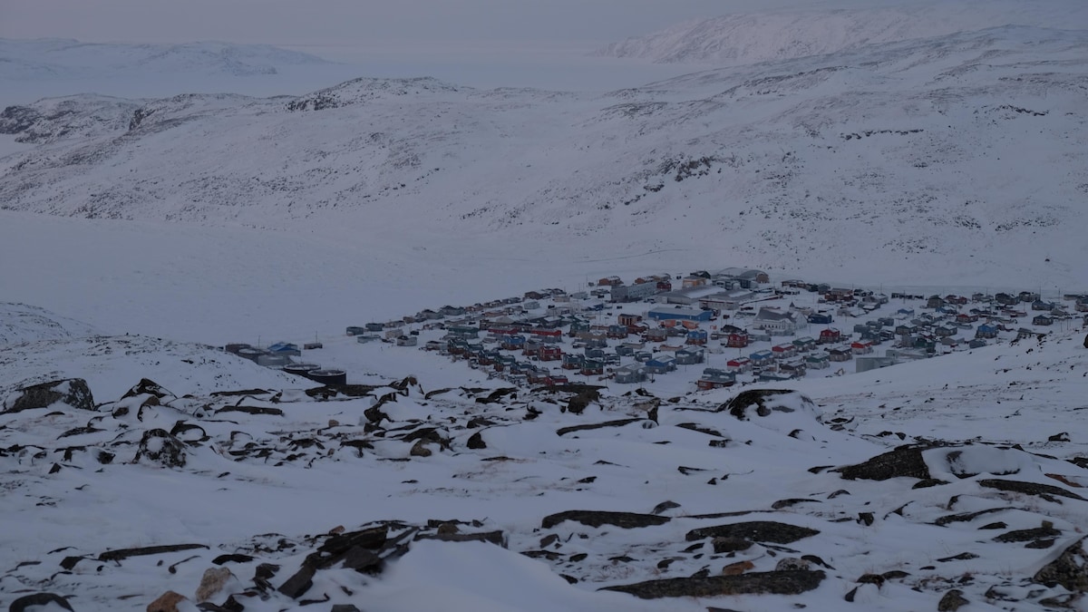 Charlie Taqqik: New Voice from the North Salluit, Nunavik, surrounded by mountains
