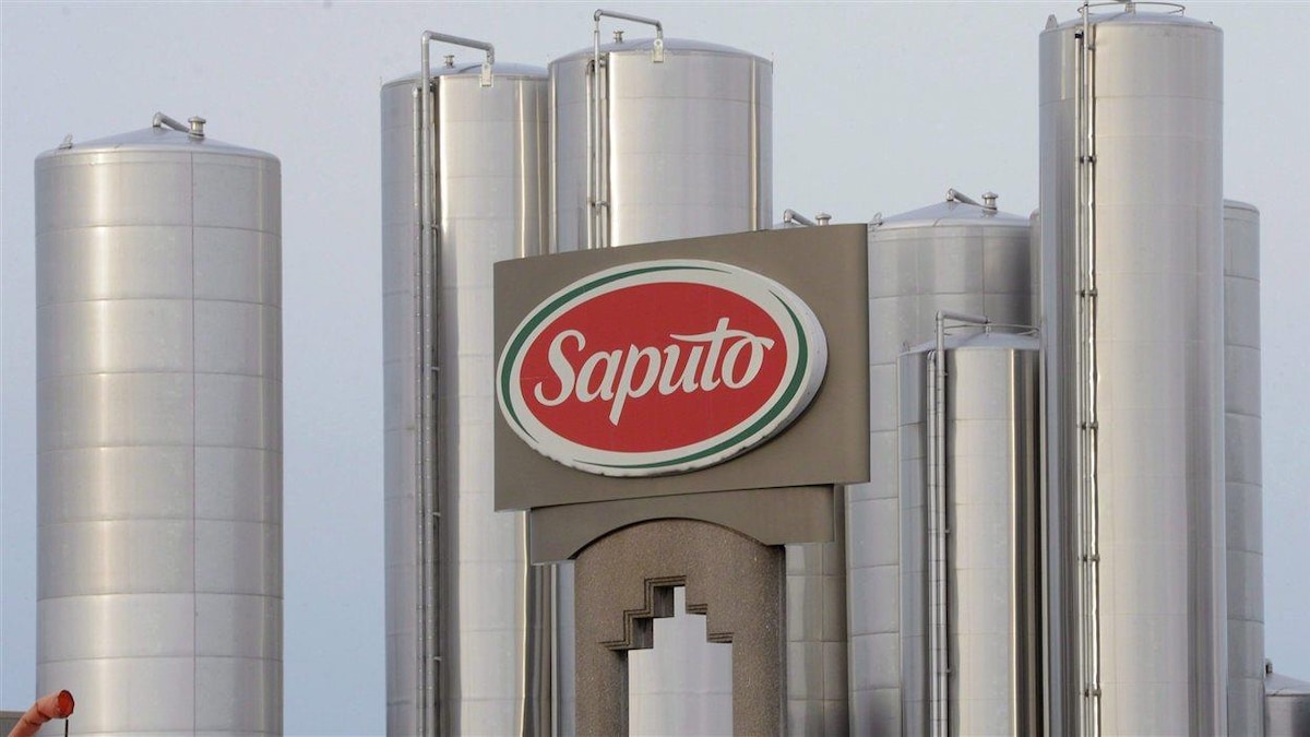 L'usine Saputo à Montréal.