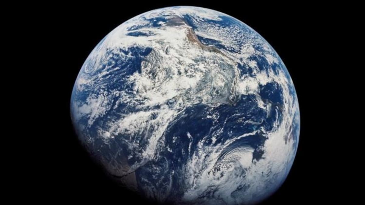 La Terre vue de l'espace.