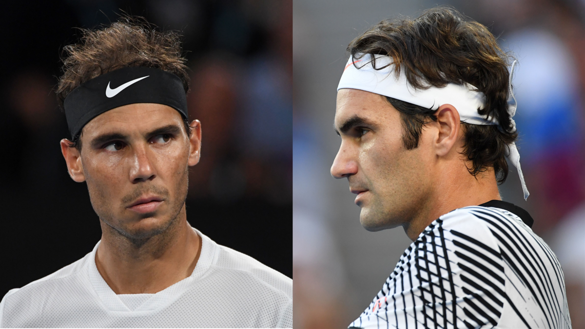 Rafael Nadal et Roger Federer