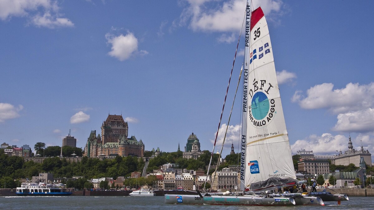 Le grand retour de la Transat Québec SaintMalo Le téléjournal Québec