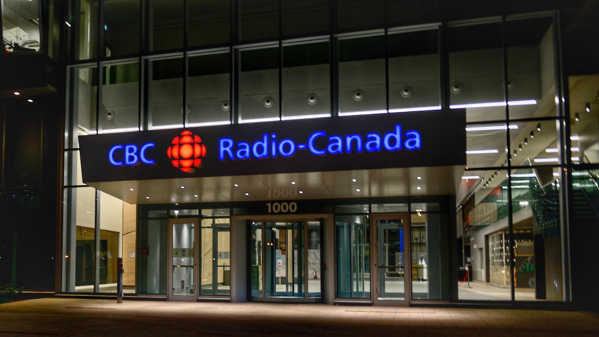 La porte d'entrée de la maison mère de Radio-Canada.