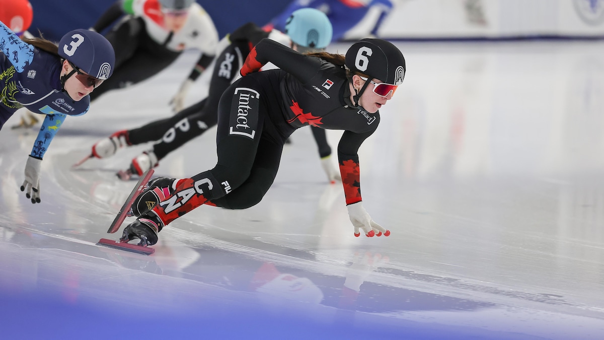 Début de la saison pour la patineuse Émanuelle Leclerc