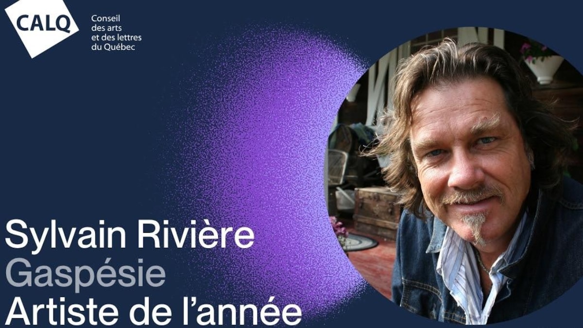 L’auteur Sylvain Rivière reçoit le Prix du CALQ - Artiste de l’année en Gaspésie