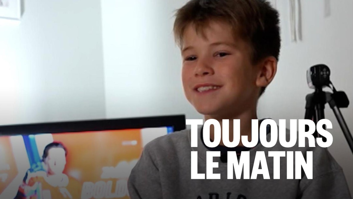 À 11 ans, il décrit déjà des matchs de hockey