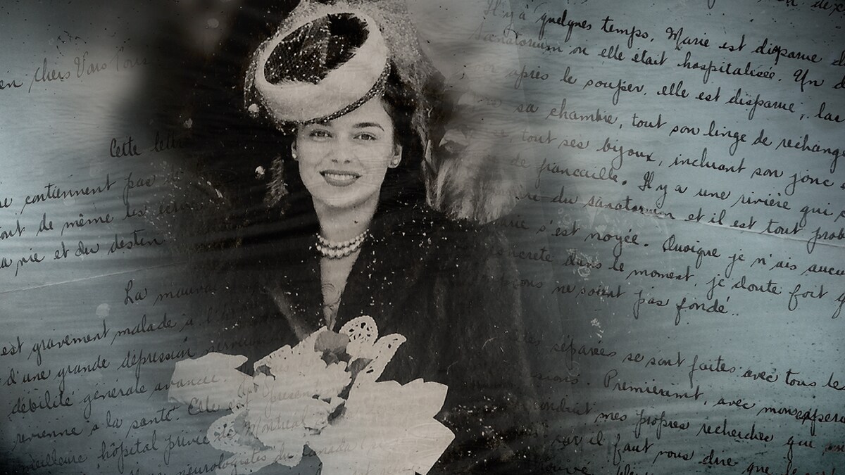 La photo de Marie-Paule Rochette retrouvée dans la malette noire, aux côtés des fameuses lettres bleues