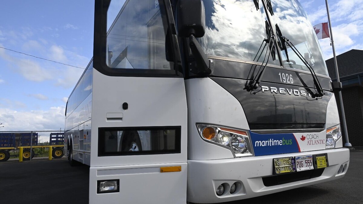 Un autobus de l'entreprise Maritime Bus.
