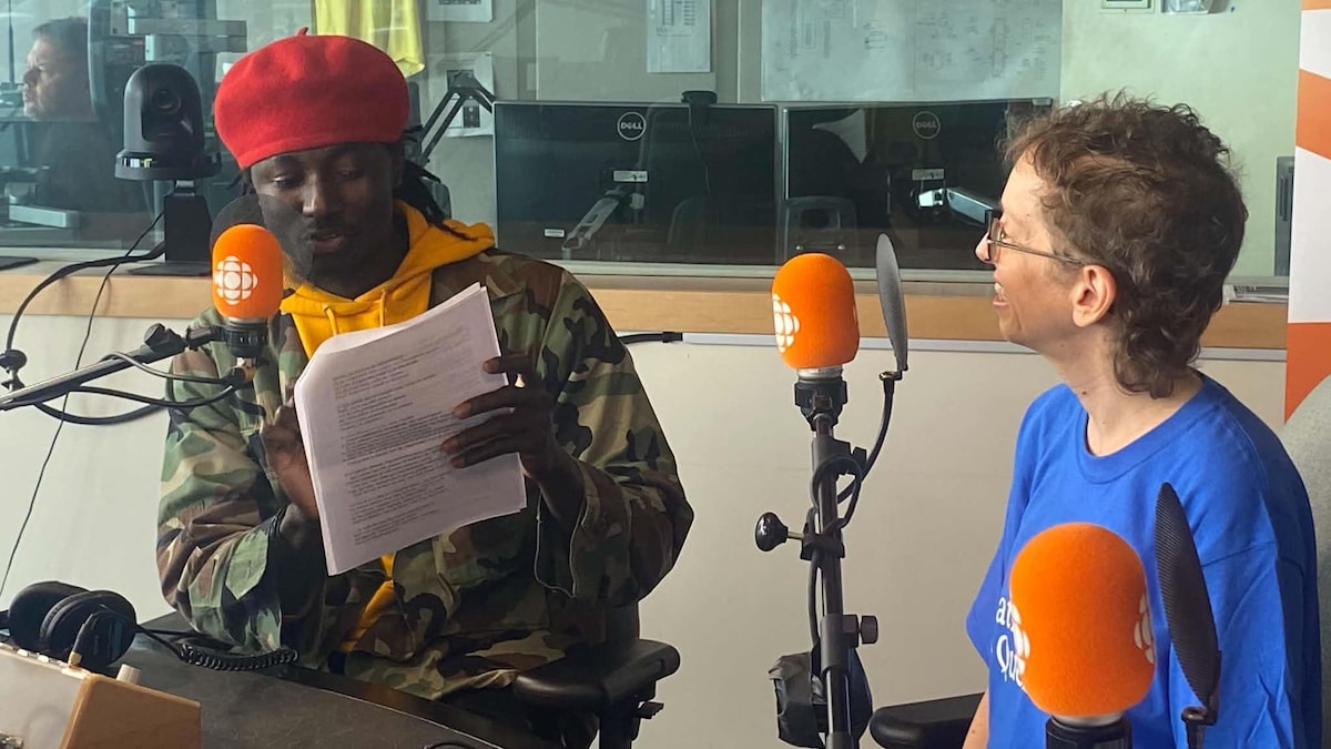 Fête nationale : prestation des poètes Véronica Rioux et Mar Ndiaye