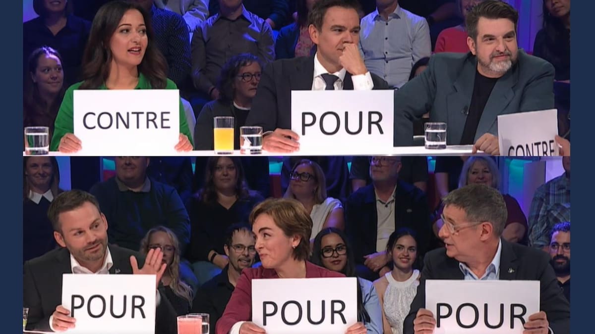 Pour ou contre? Jeu-questionnaire en rafale pour les cheffes et chefs de parti