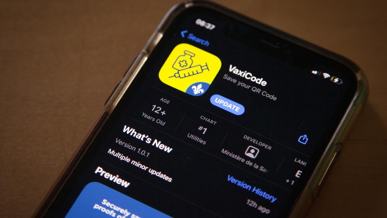 Lier Son Code Qr A L Application Vaxicode En Quatre Etapes Faciles Radio Canada Ca Lier Son Code Qr A L Application Vaxicode En Quatre Etapes Faciles Radio Canada Ca