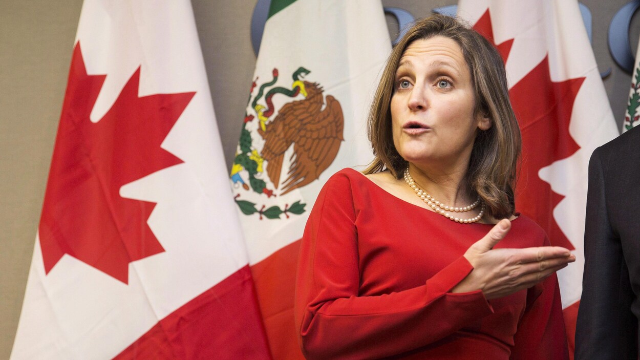 La ministre canadienne des Affaires étrangères, Chrystia Freeland