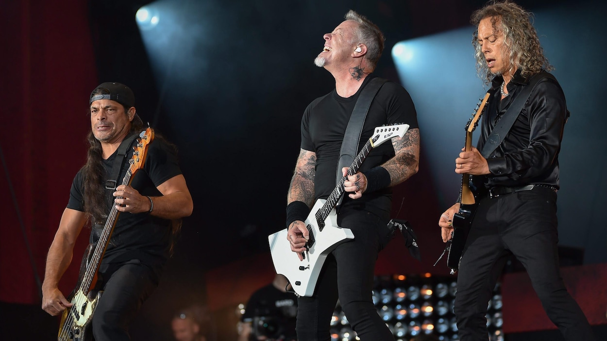 Le groupe Metallica en spectacle au Global Citizen Festival à New York en septembre. Le groupe Metallica en spectacle au Global Citizen Festival à New York en septembre.