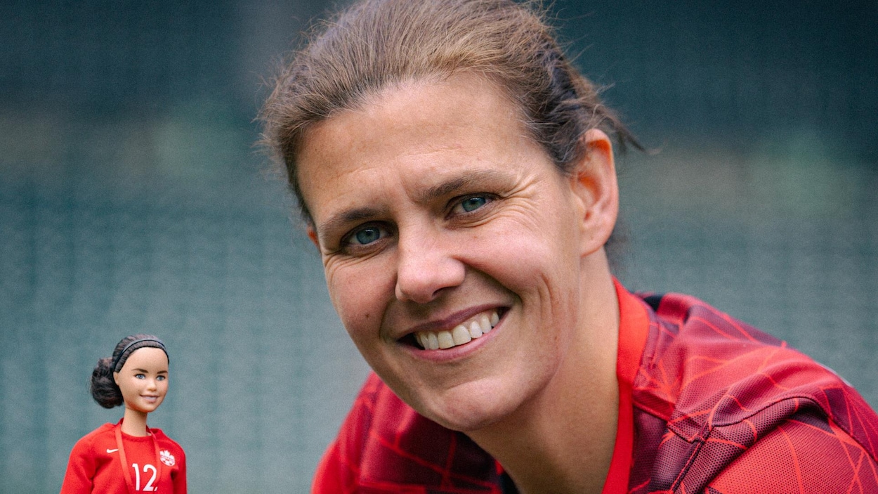 Une poupée Barbie à l’effigie de Christine Sinclair