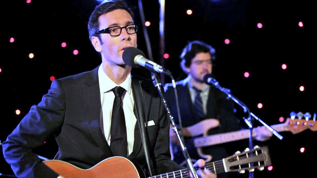 L'auteur-compositeur-interprète David Myles. L'auteur-compositeur-interprète David Myles.