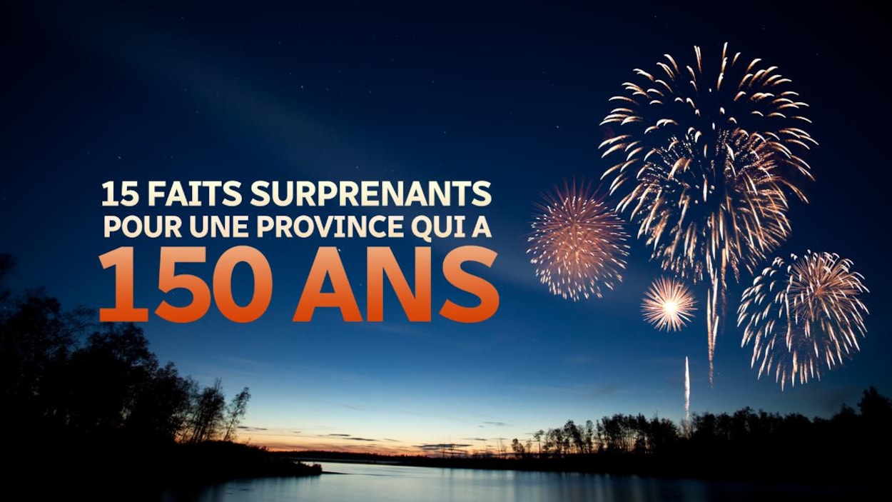 Une affiche pour les 150 ans du Manitoba.