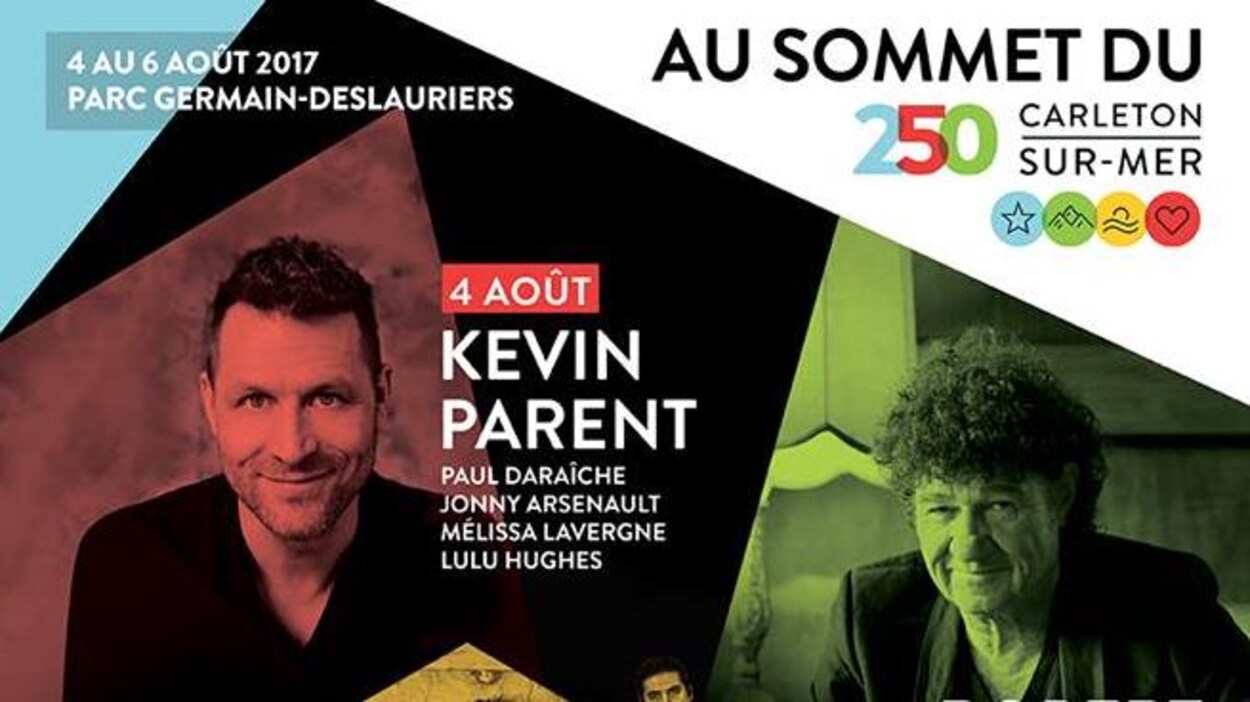 Affiche des spectacles du 4 au 6 août à Carleton-sur-Mer Affiche des spectacles du 4 au 6 août à Carleton-sur-Mer