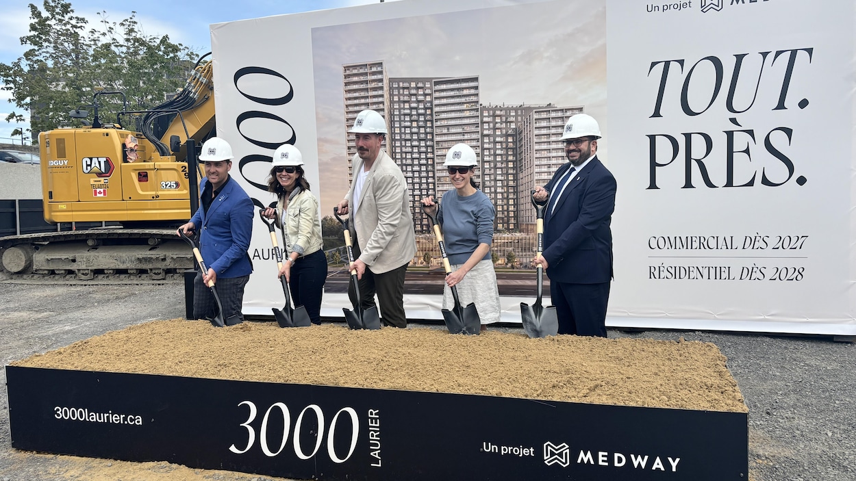 Début des travaux pour une tour de 896 logements sur le boulevard Laurier