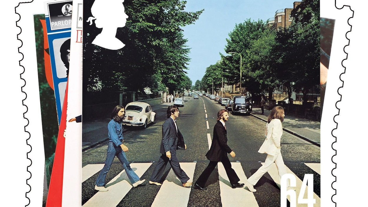 La photo prise sur Abbey Road est reproduite.