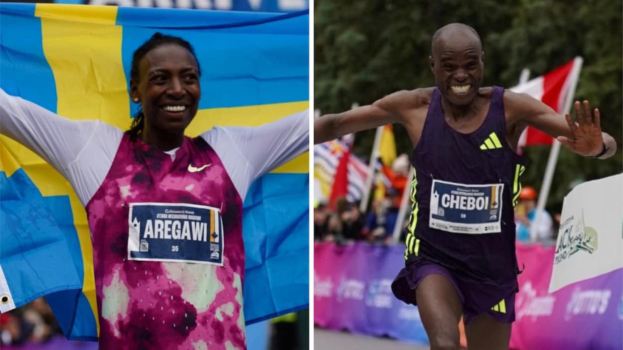 Cheboi et Aregawi remportent le marathon d’Ottawa