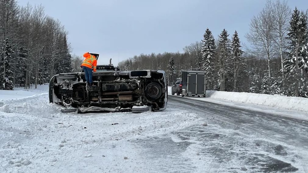 Deux blessés dans un accident sur la route 117
