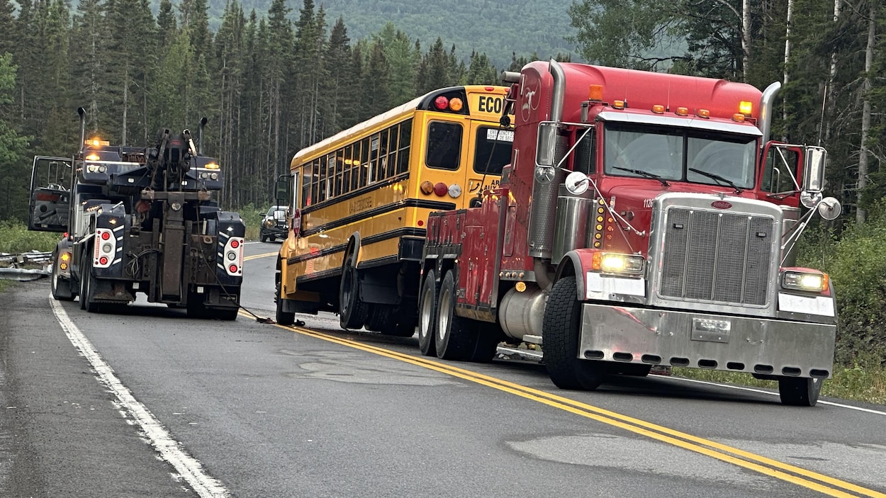 Une vingtaine de passagers dans un accident d’autobus