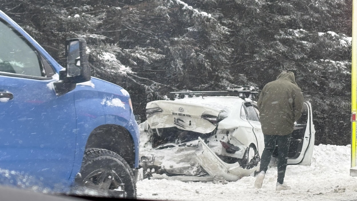 Important carambolage sur l’A-40 près de Trois-Rivières