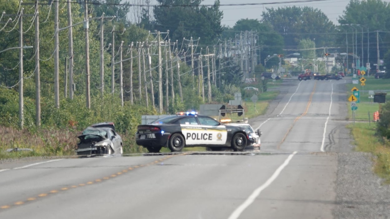 Un automobiliste entre la vie et la mort après une collision en Montérégie