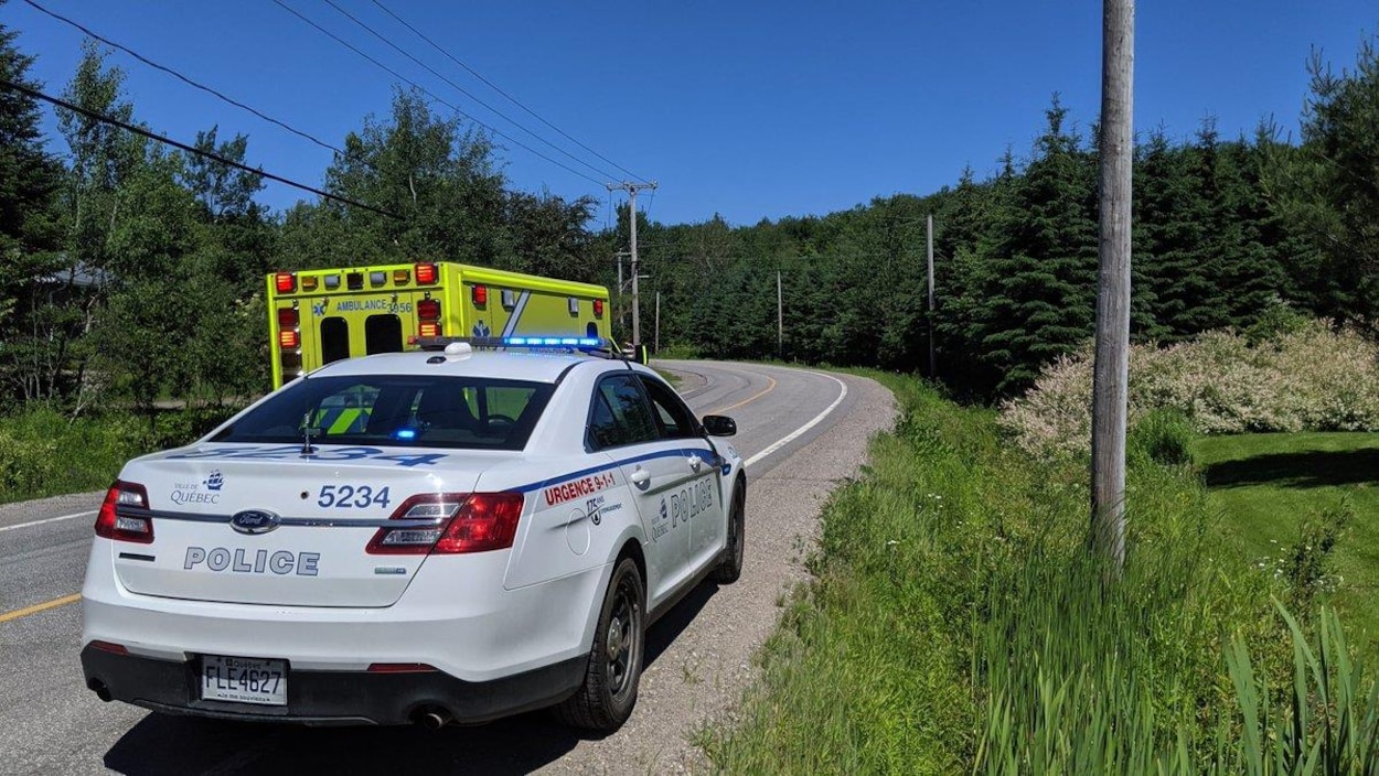 Une voiture du Service de police de la Ville de Québec