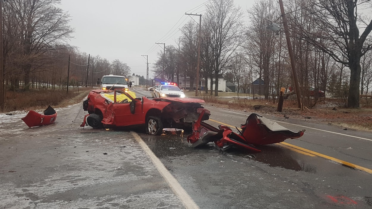 Sortie de route mortelle à CapSaintIgnace ICI.RadioCanada.ca