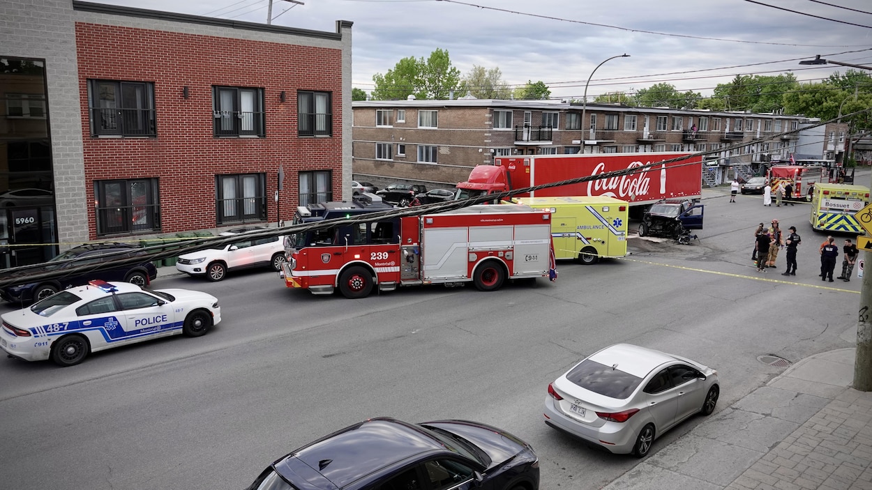 Accident mortel dans la rue Hochelaga dans Mercier