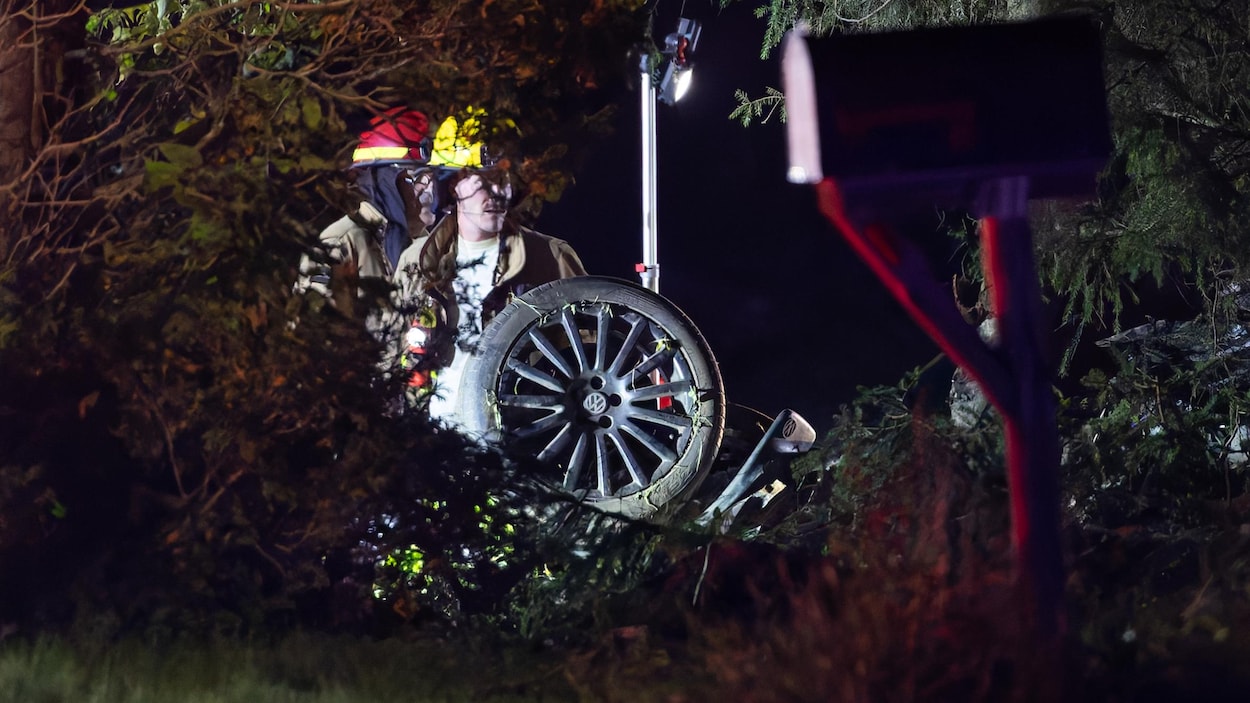 Deux morts dans une sortie de route à Pont-Rouge