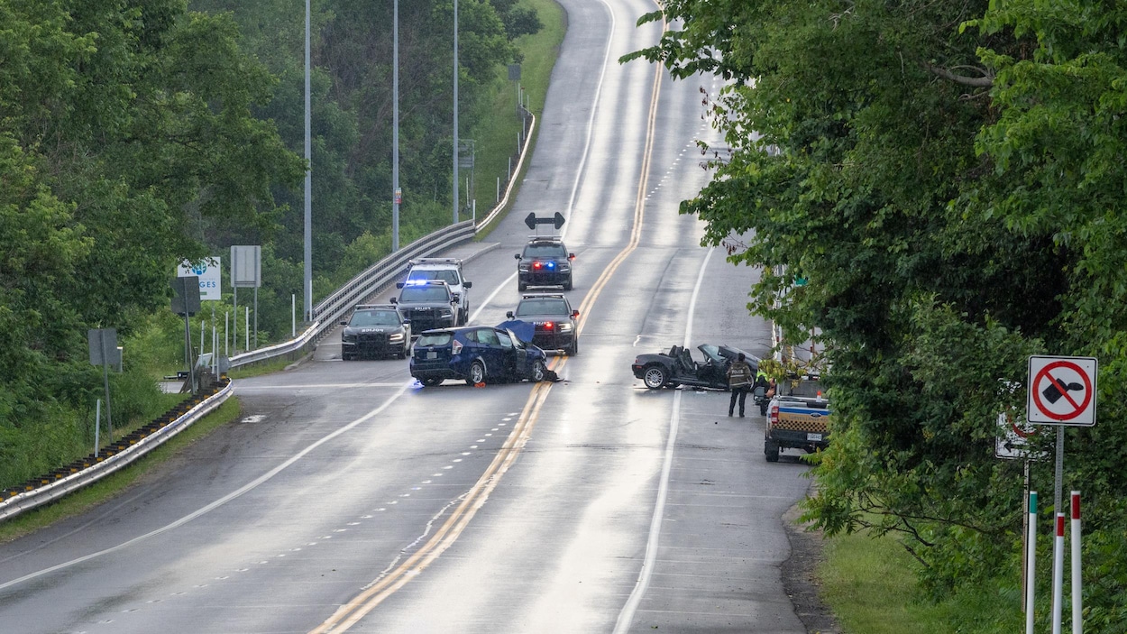 Grave accident sur la route 138 à Donnacona