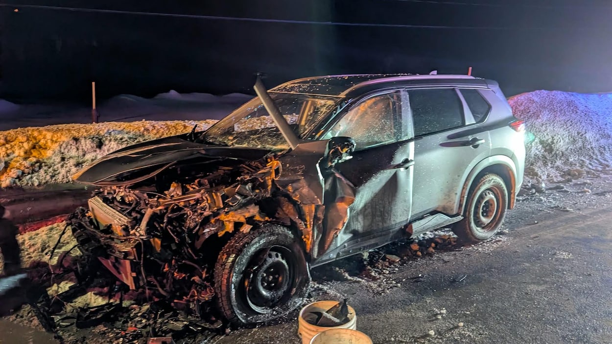 Quatre blessés dans une collision frontale sur le boulevard Martel à Saint-Honoré