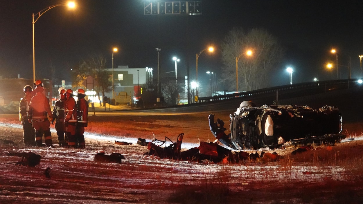 Collision sur l’autoroute 20 le chauffard accusé de conduite ayant