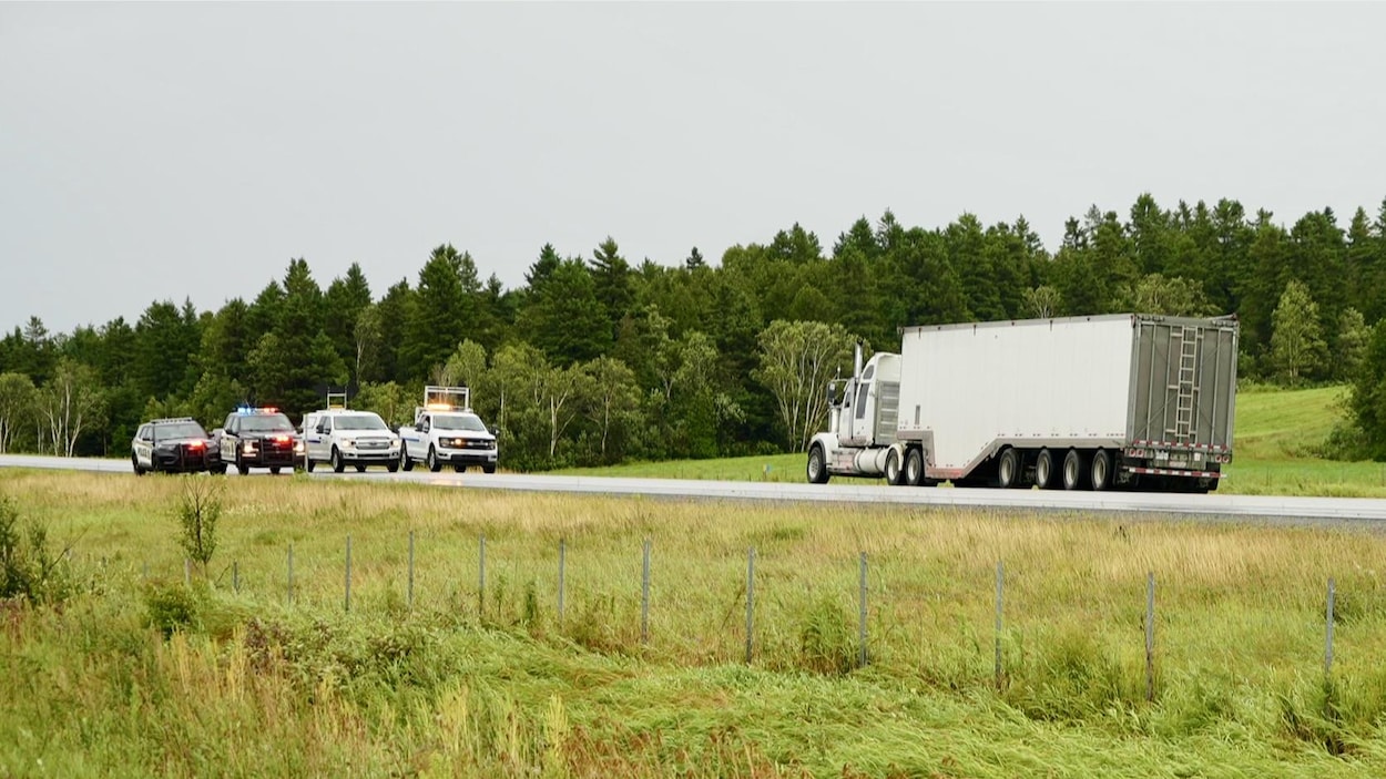 Collision mortelle sur l’A-20 à Sainte-Luce