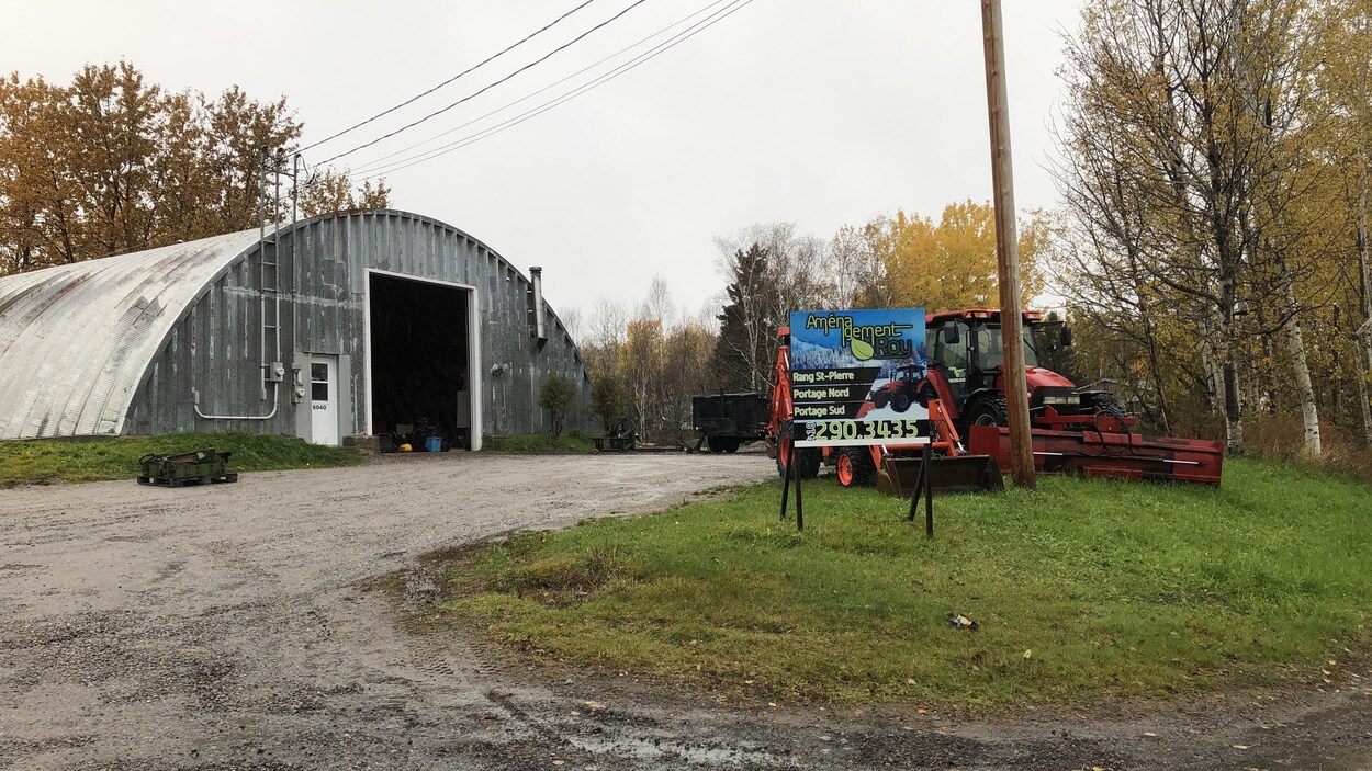 Le site de l'accident de travail.