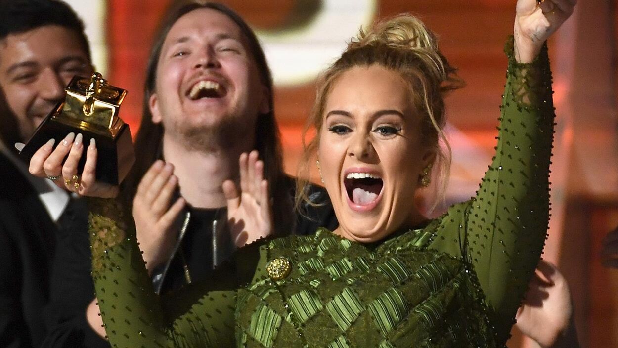 Adele aux 59es Grammy Adele aux 59es Grammy
