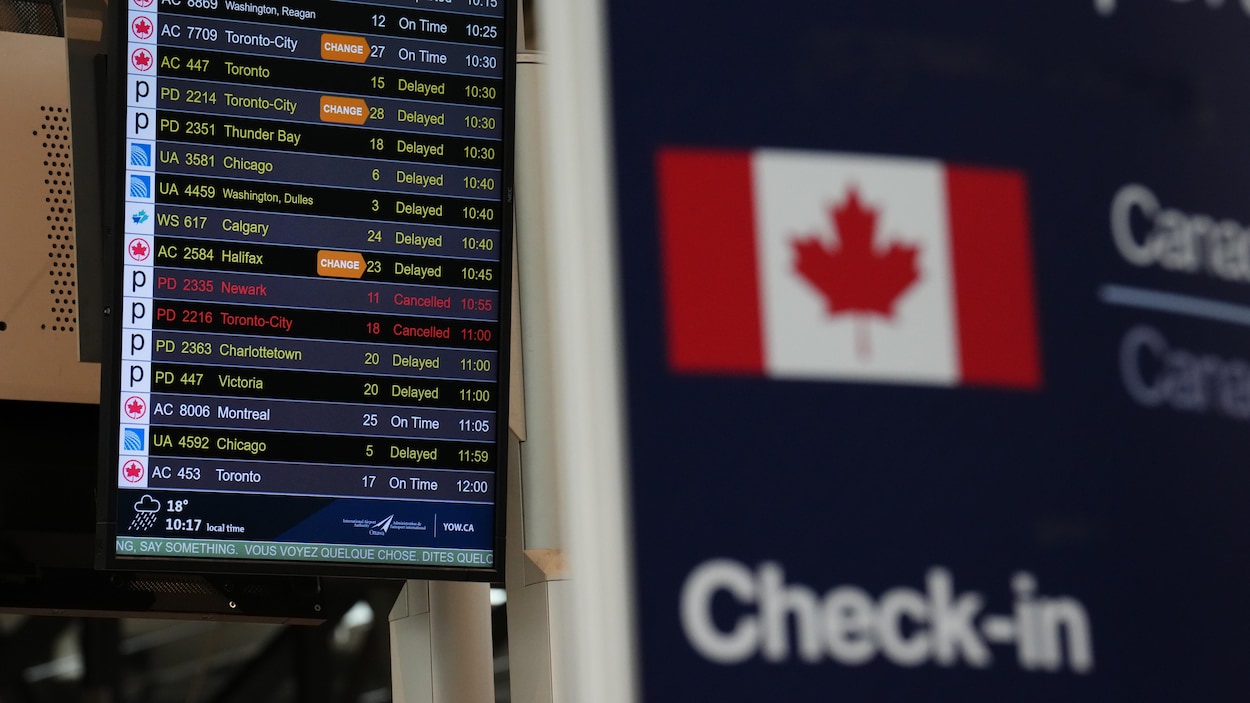 Transport aérien : Ottawa veut éliminer l'arriéré de plaintes