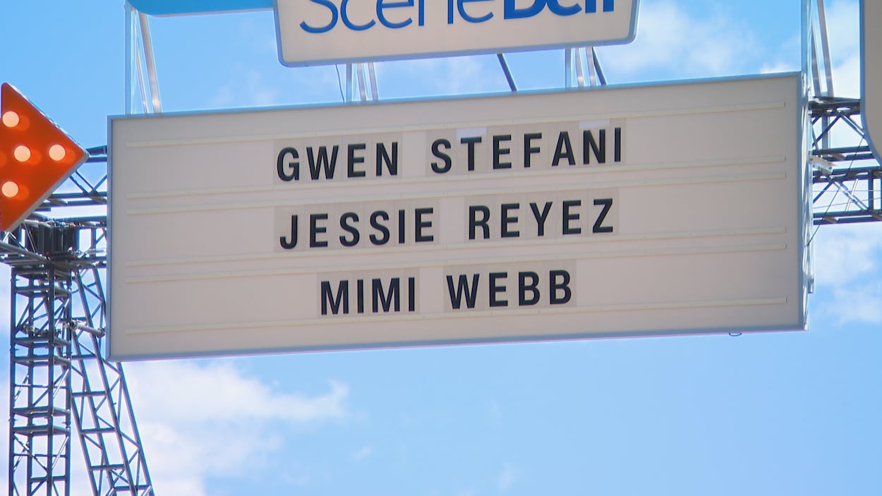 Gwen Stefani en spectacle sur les plaines d'Abraham