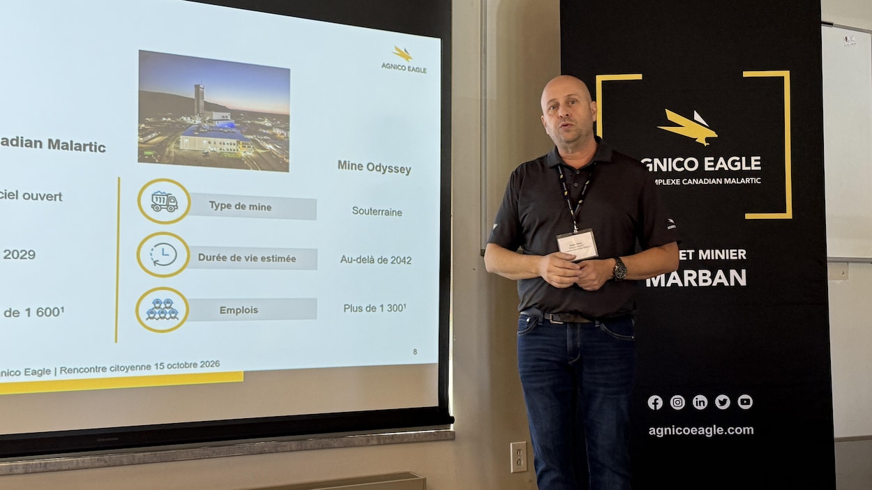 Agnico Eagle présente sa vision pour le projet Marban aux citoyens de Dubuisson