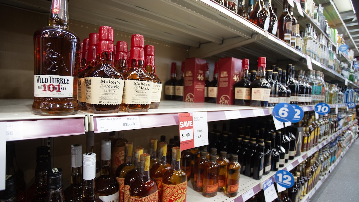 Alcool des É.-U. : environ la moitié des réserves écoulées en N.-É. et à T.-N.-L.