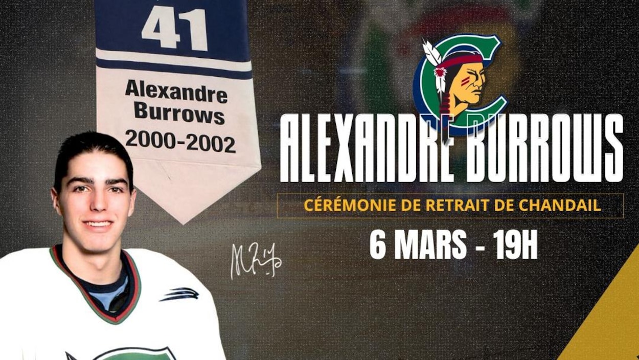 Le numéro d'Alex Burrows retiré par les Cataractes