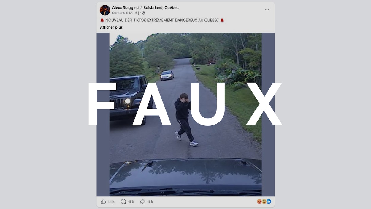 Non, il n’y a pas de « défi de la route fantôme » sur TikTok